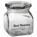 Contemporary Glass Jar - Empty (10 Oz.)